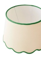 Abat-jour en tissu de coton festonné fait à la main Mini abat-jour à pince pour décor de lampe de Table de chevet d'hôtel à la maison