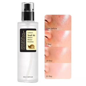 Venta al por mayor personalizado coreano Real Caracol 96 mucina suero antienvejecimiento cuidado de la piel suero facial blanqueamiento Facial reparación Caracol suero - Product Image 3