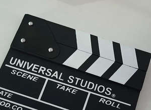 Nuevo Clapboard <span class=keywords><strong>de</strong></span> Madera para Director <span class=keywords><strong>de</strong></span> Video, <span class=keywords><strong>Cine</strong></span> y Televisión, Accesorio <span class=keywords><strong>de</strong></span> Fotografía con Rotulador Borrable, Clapboard Negro - Product Image 5