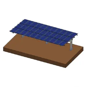 Tenda de alumínio e aço BRISTAR sistema flexível solar painéis estruturais para garagem