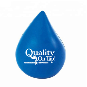 Gran cantidad Pu Stress Ball Water Drop Shape Stress Ball <span class=keywords><strong>con</strong></span> logo Print Custom Logo PU Antistress Water Drop Ball - Product Image 6