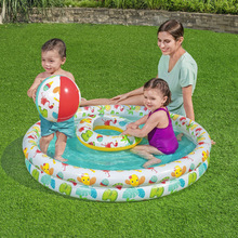 Piscina de agua <span class=keywords><strong>Bestway</strong></span> original y auténtica, piscina inflable familiar, PISCINA DE BOLAS Oceánicas para niños, pozo de arena 51124 - Product Image 4