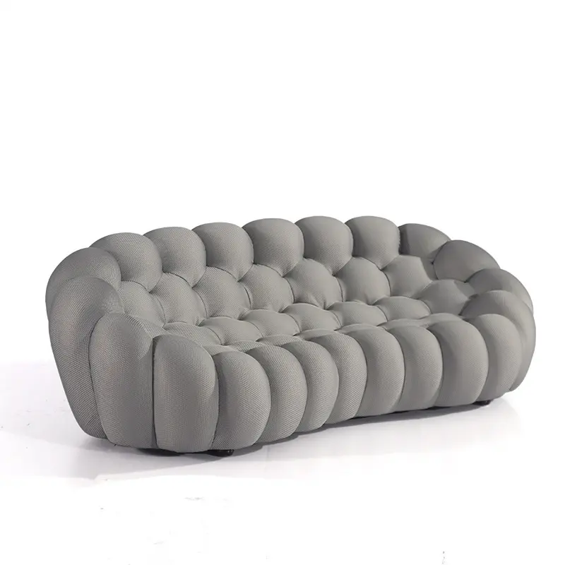 Moderno di lusso per la casa mobili divano divano italiano curvo divano componibile per soggiorno angolo nuovo design divano a bolle