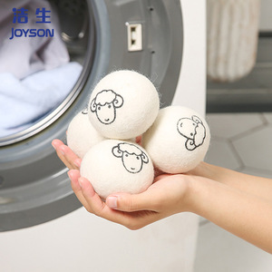 Sneldrogende 6 Pack Nieuwe Zeeland Biologische Wolvilt Droger Ballen Handgemaakt Voor Verbeterde Efficiëntie In Droger Machines - Product Image 2