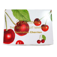 Gevouwen golfkartonnen fruit- en groenteverpakking voor sinaasappels en appels met matte laminatie, embossing & bedrukking