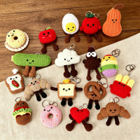 Kit d'artisanat DIY pour porte-clés lumineux pour adultes - Créez votre propre amigurumi en crochet en peluche coloré avec des matériaux écologiques et durables