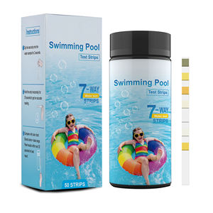Bandelettes de <span class=keywords><strong>test</strong></span> d'eau pour piscine et <span class=keywords><strong>spa</strong></span> <span class=keywords><strong>Test</strong></span> de piscine 7 en 1 - Product Image 1