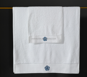Set di Due <span class=keywords><strong>Asciugamani</strong></span> in Cotone Tessuto per Hotel, Vendita all'Ingrosso Logo Ricamabile ad Asciugatura Rapida e Assorbente - Product Image 6
