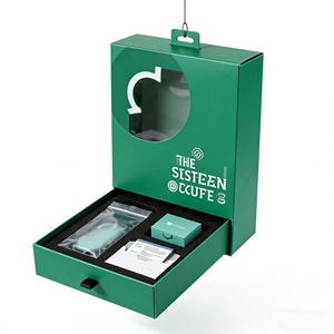 Boîte en carton avec insert en <span class=keywords><strong>mousse</strong></span> personnalisé, boîte cadeau magnétique en papier, emballage recyclable pour les soins orthodontiques, aligneur dentaire - Product Image 2
