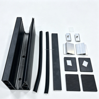 Plusieurs styles de profilés en aluminium en U pour système de balustrade en verre