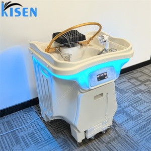 KISEN Moderne 60L Bac de lavage portable pour shampoing et spa capillaire avec réservoir d'eau intégré et circulation d'eau - Product Image 3