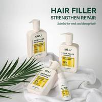 Shampooing réparateur et fortifiant biologique à 3 % d'acide citrique pour cheveux faibles et abîmés