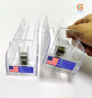 Supports d'affichage automatiques transparents de haute qualité pour cigarettes, en acrylique, pour supermarchés, en plastique PS