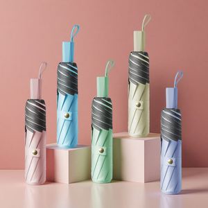 Compact Waterproof Anti-Sunburn Parasol <b>Umbrella</b> for Girls Classic Design Style for Travel-Factory Customized Capsule <b>Umbrella</b> - Product Image 1