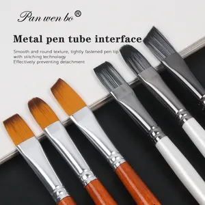 Wooden Handle Artist Painting Pinceles Painting Brush Set 25pcs Artist Paint Brush Set With Canvas Bag