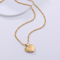 Collier ras du cou en acier inoxydable plaqué or antique multi-plaqué, personnalisé pour homme, style chaîne tendance, vente en gros