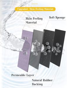 New Design Solid Color <strong>Lavender</strong> 15.7"x23.6" Bath Mat <strong>Rug</strong> with Rubber Backing Non-Slip Quick Dry Absorbent for Home or Hotels - Product Image 5