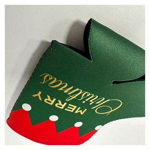 Exclusivo Portavasos Estilo Bota de Navidad con Tela Aislante Suave para Elevar su Experiencia Festiva con Bebidas - Product Image 3
