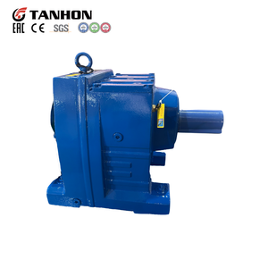 เกียร์ทดรอบแบบอินไลน์ R97 <span class=keywords><strong>AM1</strong></span> IEC160 อัตราทด 25 ต่อ 1 M1 เกียร์ลดความเร็วอุตสาหกรรม เกียร์ส่งกำลังสำหรับงานหนัก - Product Image 1