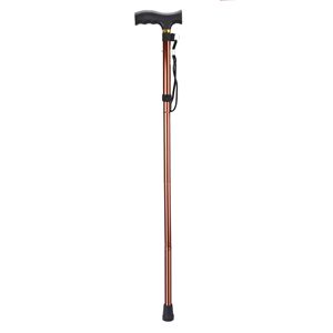Nouvelle arrivée, canne de marche pliable réglable en aluminium léger avec poignée en bois, pour les voyages, utilisation portable, hommes et femmes - Product Image 1
