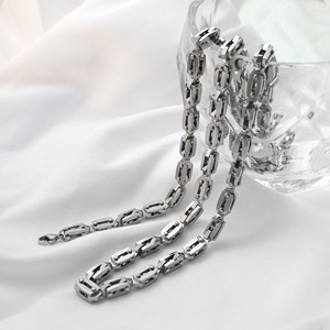 Stainless Steel Square Chain Jewelry DIY Custom Necklace Bracelet Geometric Link Fashion Accessory Unisex - Product Image 1