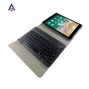 Casing Tablet Kulit PU dengan <span class=keywords><strong>Keyboard</strong></span> Nirkabel Dapat Dilepas untuk iPad Pro 10.5 11 12.9 Dudukan Ringan - Product Image 4
