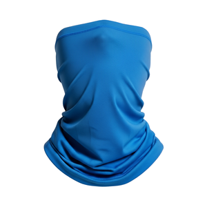 Cache-cou tubulaire respirant en polyester à motif uni avec logo de marque, protection solaire pour le cou, idéal pour le cyclisme, la randonnée et les activités de plein air toutes saisons - Product Image 1