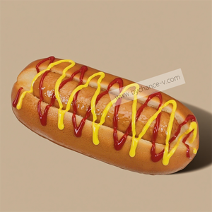 Modelo de Salchicha Realista Reutilizable para Entrenamiento, Exhibición, Impermeable, Juguete de Comida Falsa para Muestras de Menús de Restaurantes, Escenarios de Aula - Product Image 2