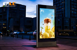 Meilleure vente 43-65 pouces extérieur haute luminosité LCD kiosque de signalisation numérique au sol pour la publicité écran tactile - Product Image 6