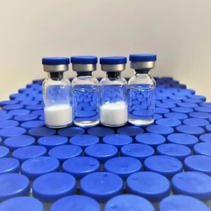 Blue Silver <b>Crimp</b> Cap Clear Borosilicate Vials, Plastic Tray Pack Mini Glass Bottles For White Powder Sample Storage - Product Image 4