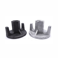 Disque de fixation rond galvanisé personnalisable avec écrou à oreilles intégré pour connexion de serrage, compatible OEM, marque Wy