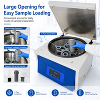 Centrífuga CENLEE DL5A para la Determinación de la Humedad en Petróleo Crudo, Centrífuga de Laboratorio para Pruebas de Petróleo, Analizador de Contenido de Agua, 4x100ml, 4000rpm