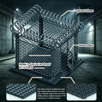 Bloques de Construcción MOC para Cercas de Alambre, Accesorios Modulares para Dioramas, Ladrillos de Juguete para Ensamblar Escenas de Batalla Personalizadas