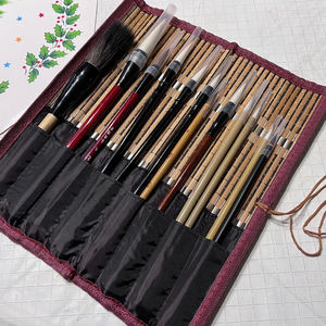 Set di 12 Pennelli per Calligrafia Xin Bowen, Pennelli Cinesi per Scrittura Calligrafica in Pelo di Martora/Capra con Nylon per Lavori di Pittura - Product Image 6