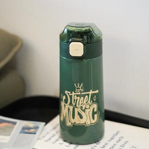 Nouvelle gourde portable d'extérieur avec corde, pratique, pour enfants, 500 ml, mignonne, en acier inoxydable 316, tasse thermos sous vide - Product Image 3