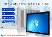 Nuevo Monitor Industrial TFT LCD de Marco Abierto con Pantalla Táctil Capacitiva de 15.6/21.5 Pulgadas, IP65 Impermeable, ODM/OEM, Serial, DC, USB/DVI, Metálico