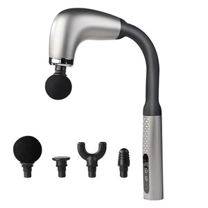 Pistolet de massage électrique portatif pour fascias, <span class=keywords><strong>masseur</strong></span> musculaire polyvalent pour la relaxation complète du corps (<span class=keywords><strong>cou</strong></span>, dos, jambes, taille) - Product Image 4