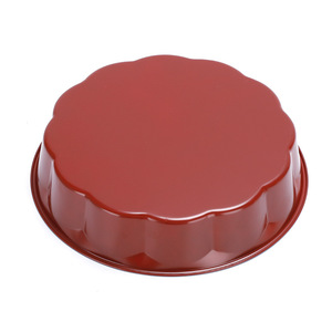 Round Cake Mold Carbon Steel Lace Edged Baking Pan Oven Safe For Home DIY Cake Making - Product Image 4