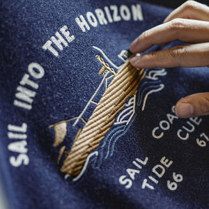 Мужская бейсбольная куртка-бомбер Maden с воротником-стойкой, водонепроницаемая, в американском ретро-стиле, с вышивкой, классическая, в стиле колор-блок, стандартная, осенняя, в наличии (RTS) - Product Image 5