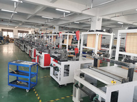 Hoge Snelheid Automatische Plastic Nylon Polybag Sealer Maken Machine T-Shirt Tas Maken Machine Prijs