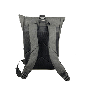 Custom Oem Factory Custom High Quality High End Fashion Pu Leather Roll Top <b>Backpack</b> Travel <b>Laptop</b> <b>Backpack</b> - Product Image 4