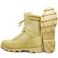 Bottes de Combat Ultra-Légères pour Homme, Bottes de Travail Tactiques Imperméables et Respirantes Toutes Saisons (Hiver, Automne, Été, Printemps)
