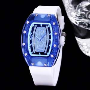 Reloj Tourbillon Transparente con Detalles de Diamantes, Reloj de Lujo Moderno para Eventos de Gala, Fiestas de Moda, Reloj de Estilo de Vida Premium - Product Image 2