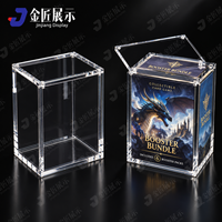 Acrylique protégé contre les UV de 5 mm pour boîte de rangement Booster, haute transparence, aimant puissant N52, boîte de présentation TCG