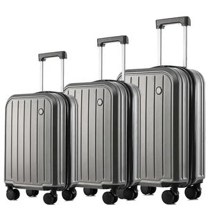 Maleta de Transporte de 20, 24 y 28 pulgadas, bolso de viaje ABS para PC, 4 ruedas rodantes, a medio Control, 3 piezas - Product Image 2