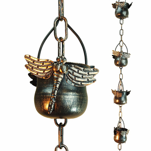 36" High Decorative DRAGON Iron Rain Chains Porch Patio Deck Home Decor 36" High Decorative DRAGON Iron Rain Chains Porch Patio Deck Home Decor