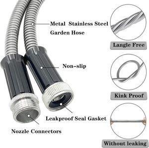 <span class=keywords><strong>Manguera</strong></span> de Jardín de PVC Trenzado Flexible de Alta Resistencia de 3/8 Pulgadas para Riego de Jardines - Product Image 3