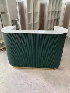 <span class=keywords><strong>Comptoir</strong></span> <span class=keywords><strong>de</strong></span> réception <span class=keywords><strong>de</strong></span> <span class=keywords><strong>boutique</strong></span> au design moderne YS-0669 petit bureau 120/150/180cm disponible en rose blanc vert pour salon <span class=keywords><strong>de</strong></span> beauté hôtel - Product Image 4