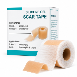 Oferta Especial: Rollo de Lámina de Silicona para Cicatrices, Grado Médico, Cinta Suave Reutilizable para el Manejo de Queloides y Cicatrices de Quemaduras - Product Image 1