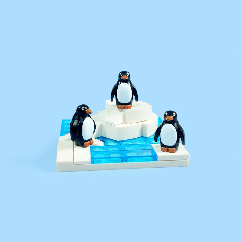 Penguin glacier 3 penguin-paper drawings